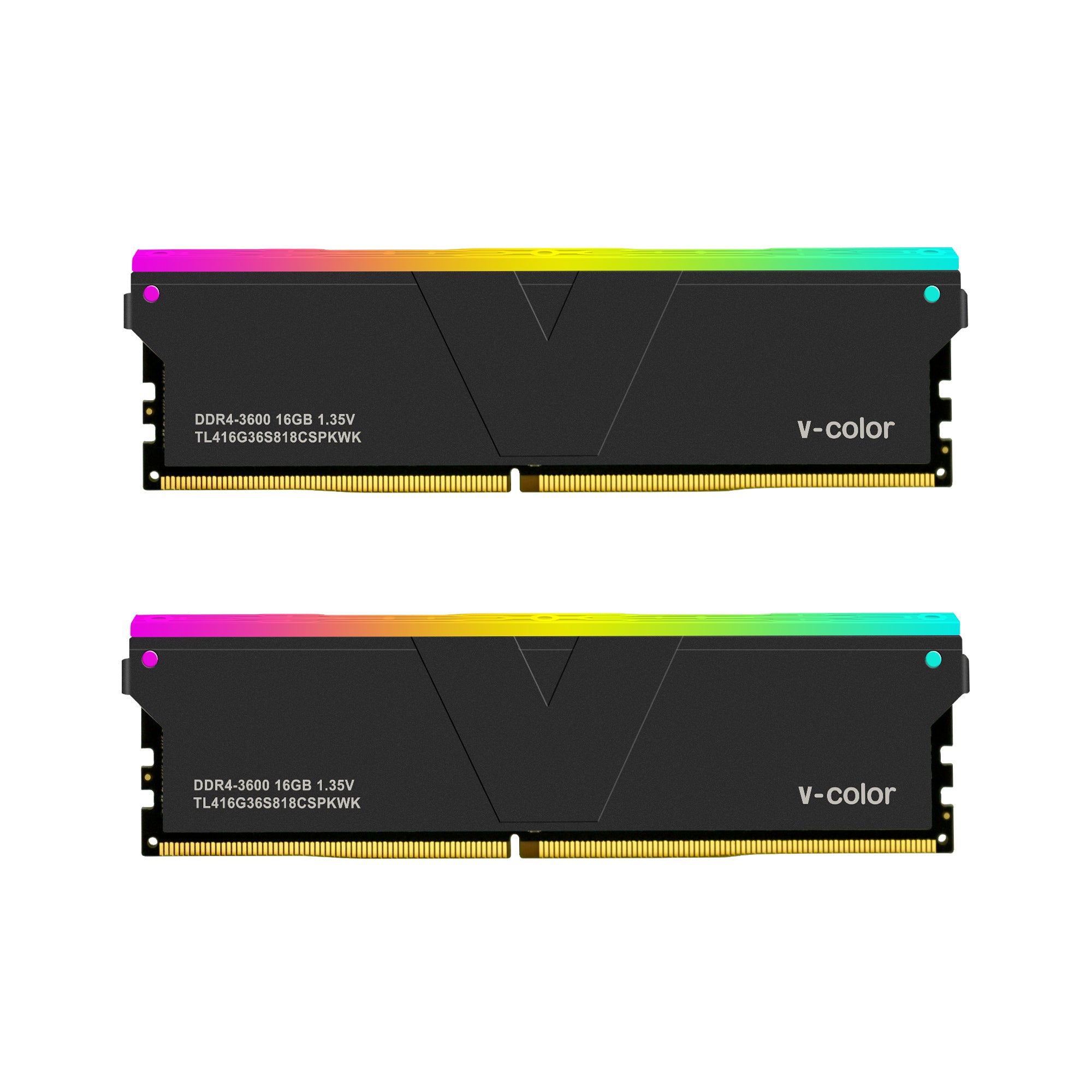 RAM V-COLOR Skywalker Plus RGB OC 16x2 GB DDR4 RAM V-COLOR Skywalker Plus RGB OC 16x2 GB DDR4